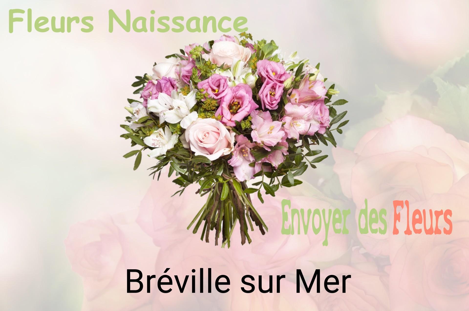 Bouquet de fleurs de naissance livré à Bréville-sur-Mer